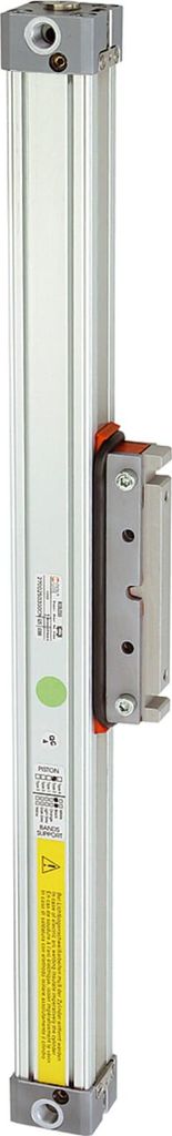 Riegler Kolbenstangenloser Zylinder, doppeltwirk., Kolben-Ø 25, Hub 1400