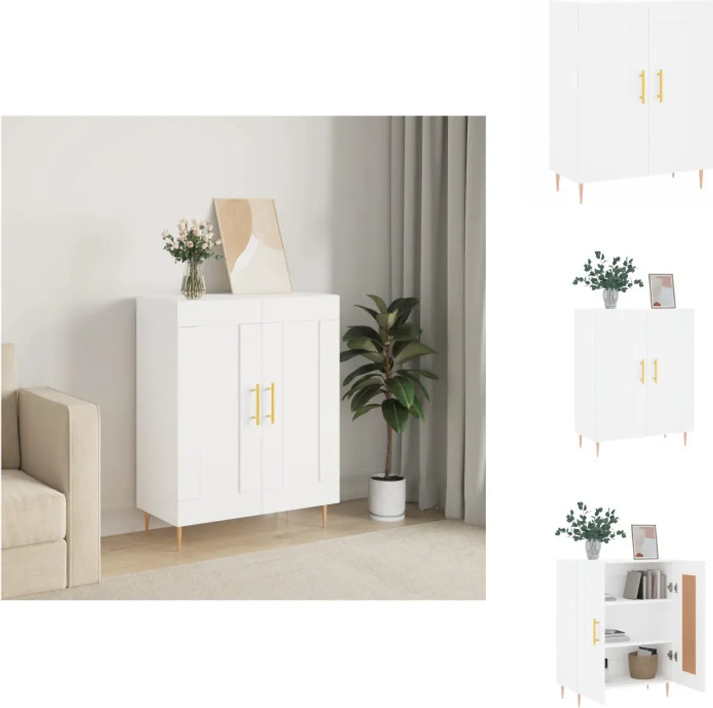 vidaXL Mobiletto Bianco 69,5x34x90 cm | Credenza Salva Spazio Casa