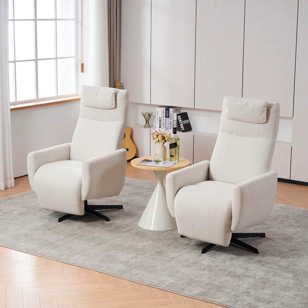 Fauteuil Relax Ergonomique Beige : Dites Adieu à la Fatigue du Dos - 16