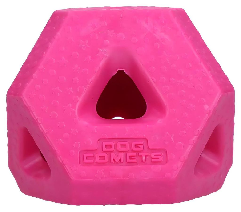Dog Comets Hundespielzeug Treat Lock Cube rosa