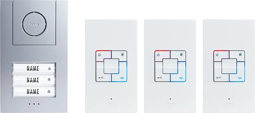 Interphone 3 appartements Vistus AD-Alu 4030 : fini les accès inconnus