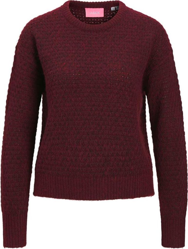 Jack & Jones Milly Structure Jjxx Pullover Rot L Frau Rot L