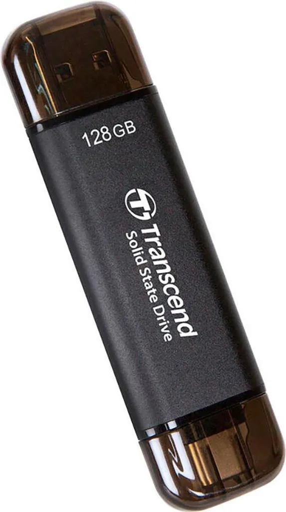 Transcend ESD310C SSD 128GB Idéal pour Transfert Rapide PC Mac et Smartphone