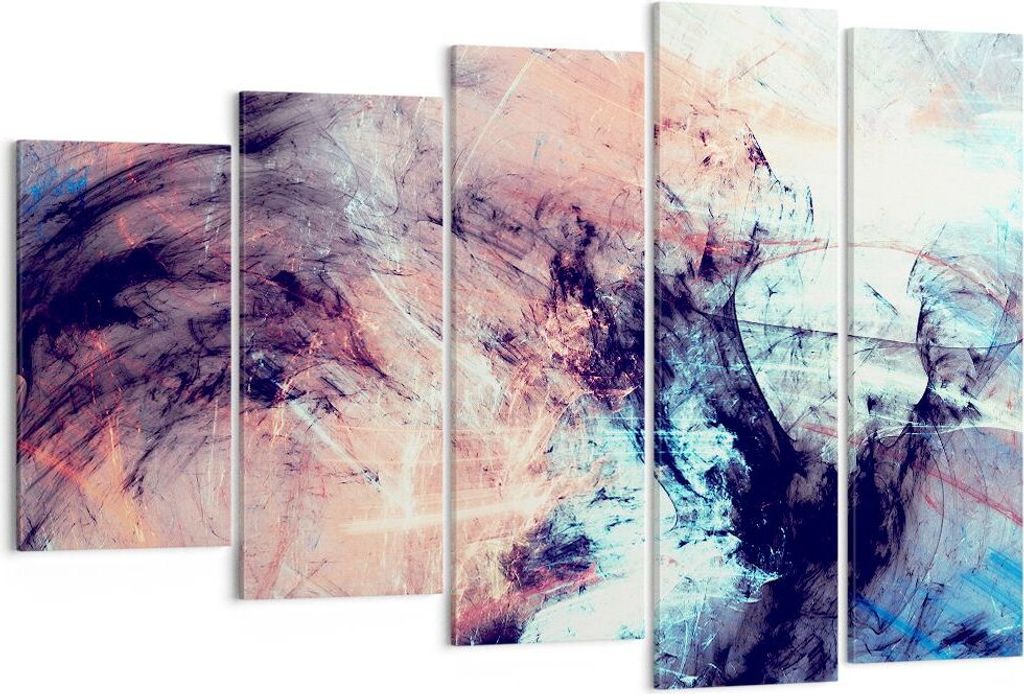 Bild auf Leinwand - Leinwandbild - Abstraktion modern - 150x100cm - Wand Bild - Wanddeko - Leinwanddruck - Bilder - Kunstdruck - Wanddekoration - L...