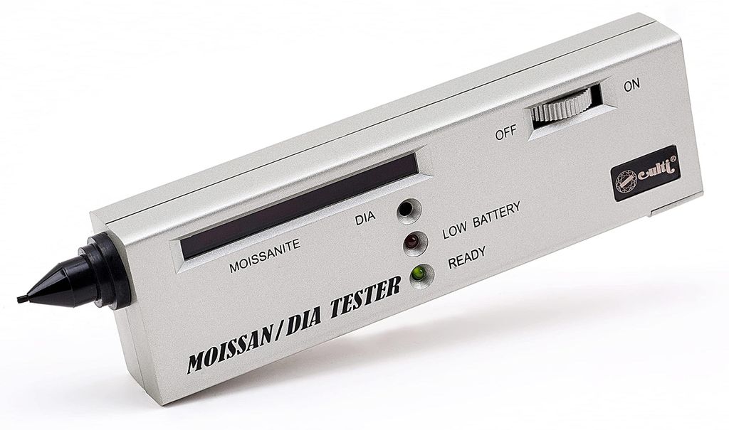 Moissanit-/Diamant-Tester, 165 mm, 65 g, inkl. 9V-Batterie