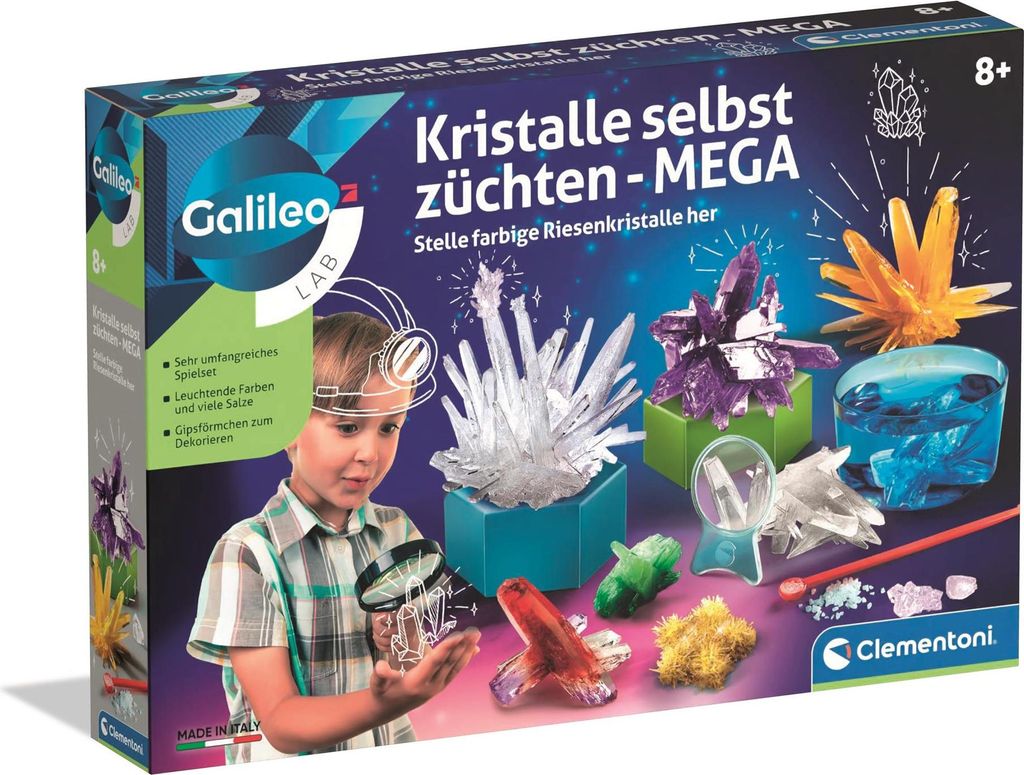Clementoni Galileo Lab Kristalle selbst züchten Mega, Produktbild 