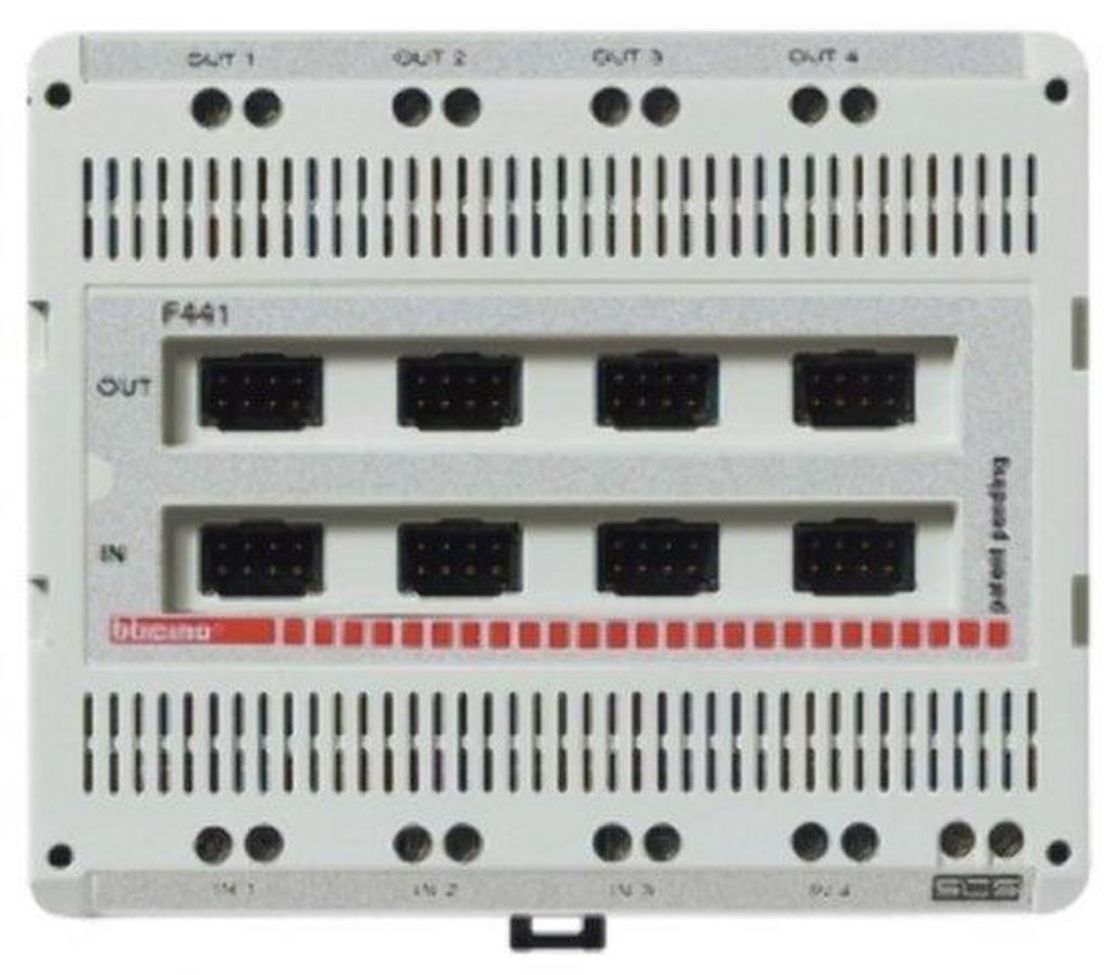 BTicino F441 REG Audio/Video Mixer m.4Eingängen u.4Ausgängen