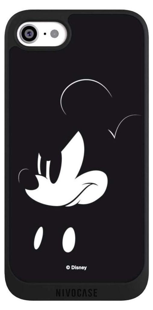 NIVOCASE Handyhülle für Apple iPhone SE (2022) Hülle NIVOpure Case Schwarz Disney Mickey Mouse Offizielles Lizenzprodukt