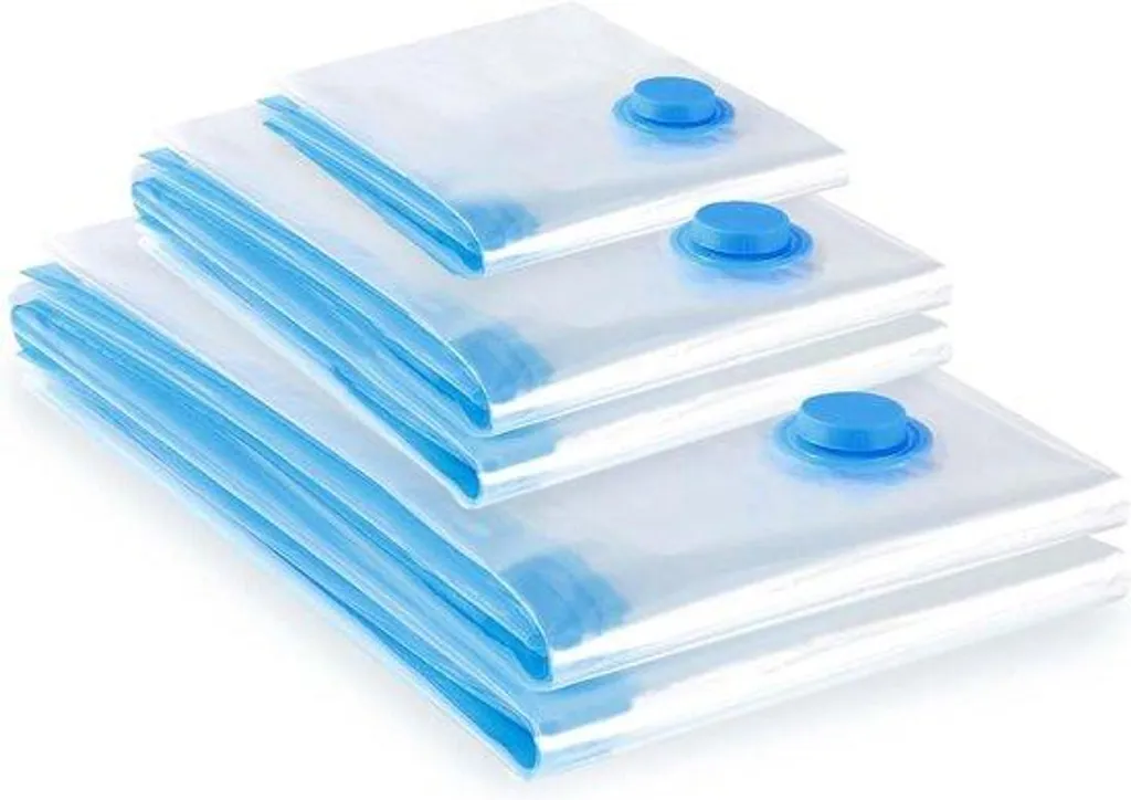 Sacs sous vide contre l'humidité et les mites lot 5 sacs 2L-1S linges