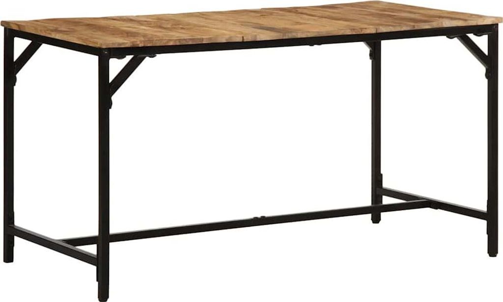 Esstisch 140x70x75 cm Raues Massivholz Mango