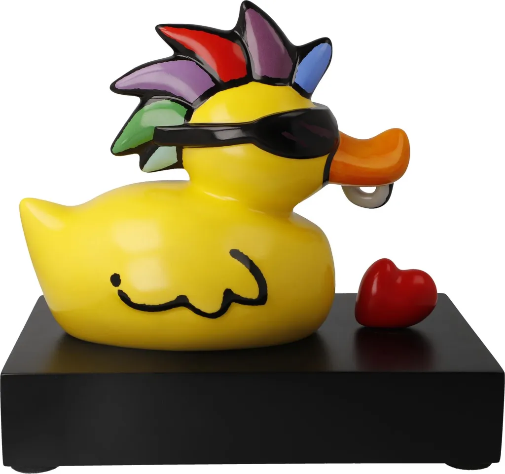 Statuette de Collection Ed Heck Duck Gone Wild - Objet Déco Pop Art - 3