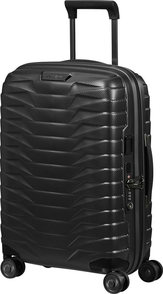 Samsonite Proxis Spinner 55 cm EXP mit TSA-Zahlenschloss matt graphite