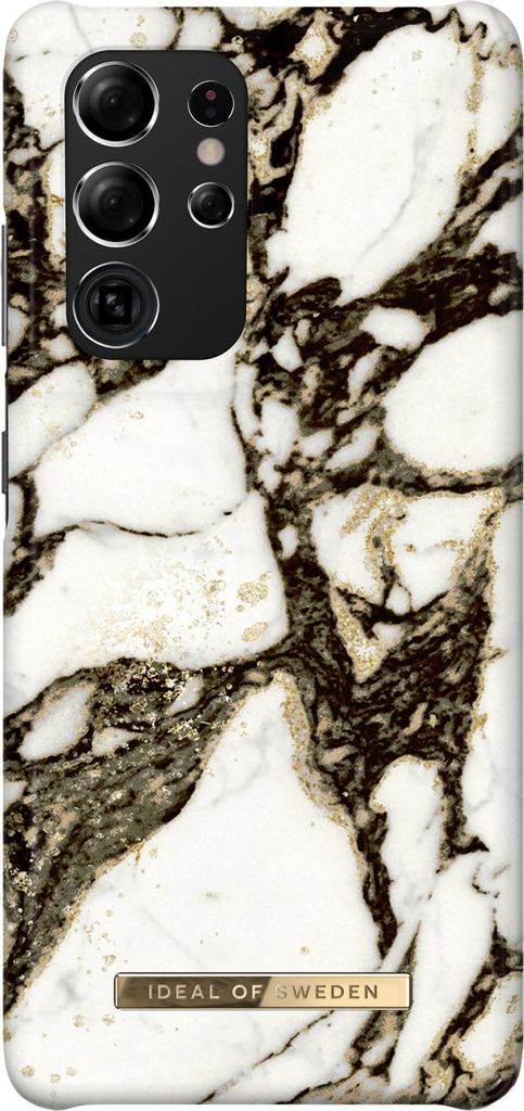 iDeal of Sweden Galaxy S21 Ultra Case - Calacatta Golden Marble