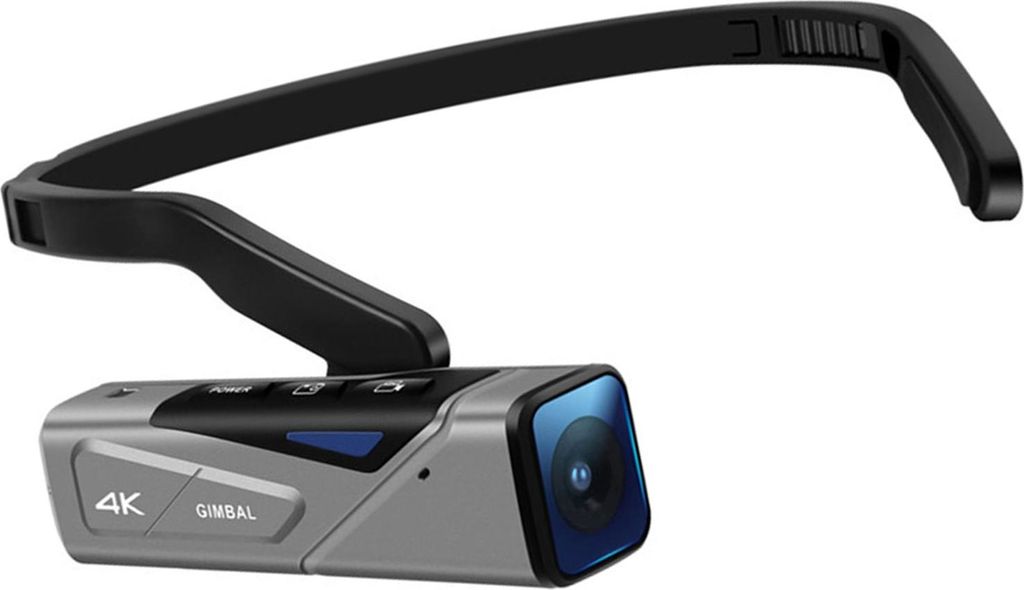 ORDRO EP7 Head Wearable 4K 60fps Video Camera First Person View Hands-Free Camcorder APP Control Autofocus Built-in 2-Axis Gimbal Anti-shake mit Fe...
