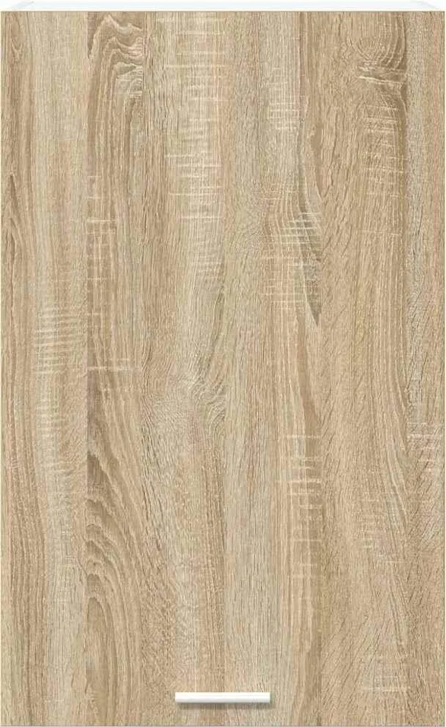 SYFAX Armadio a Muro 50 x 31 x 80 cm - Rovere Sonoma e Bianco - 6