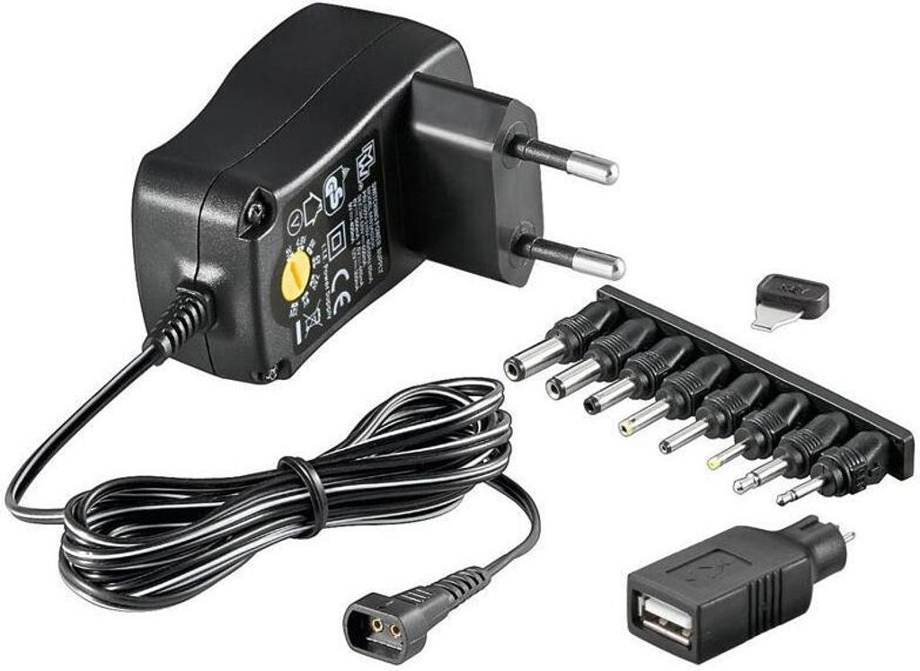 Goobay 54793 Adaptateur secteur universel 3 V - 12 V, 0,3 Image du produit 