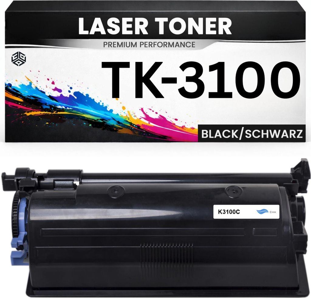 Toner TK-3100 für Kyocera Schwarz TK3100 hochwertige Alternative FS-2100D/2100DN/4100D/4100DN/4200DN/4300D ECOSYS M3040dn/3540dn FS-2100DN