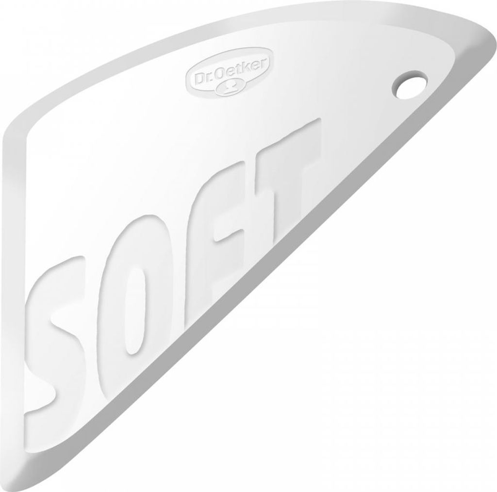 Oetker, spatule en plastique de haute qualité, bord lisse Image du produit 
