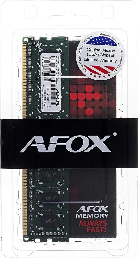 Réparer PC Lent avec Mémoire DDR3 8 Go AFOX 1600 MHz Basse Consommation