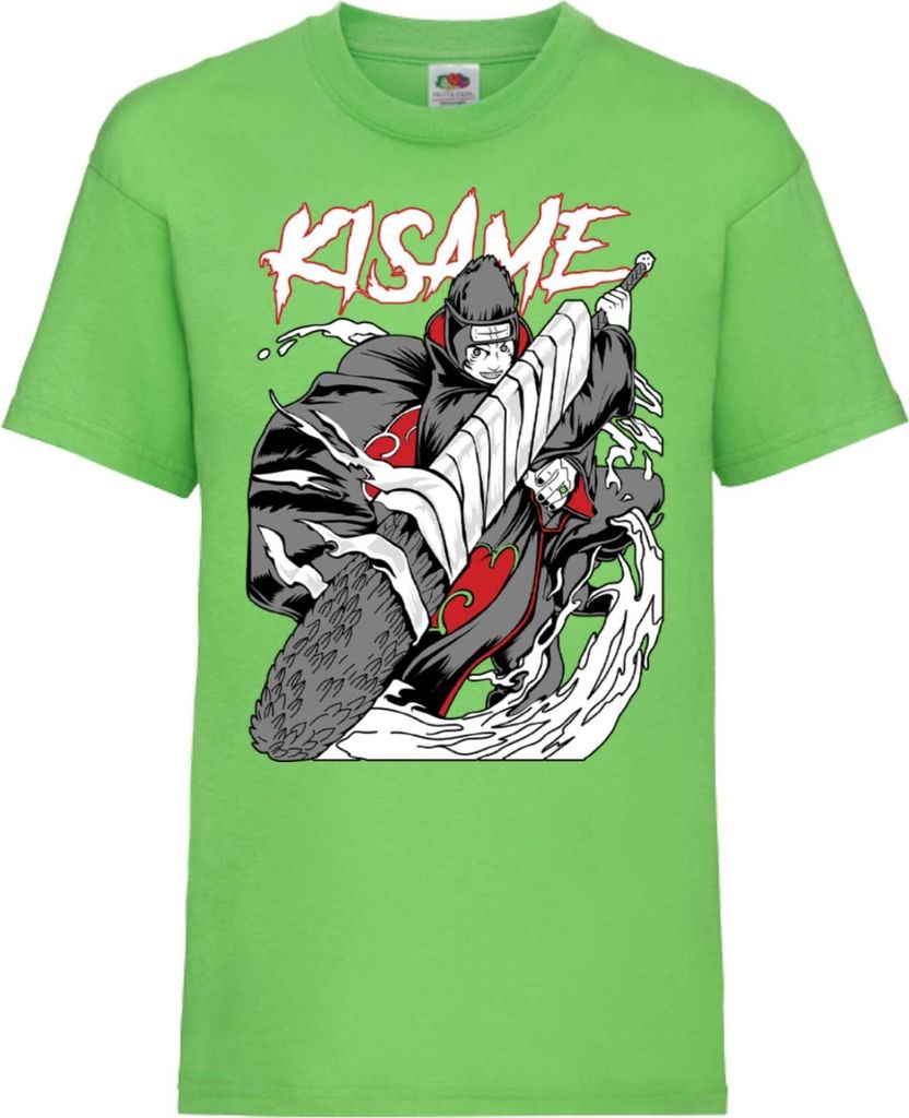 Kinder T-Shirt Naruto Kisame Kisame, 5-6 Jahr - 116 / Lime