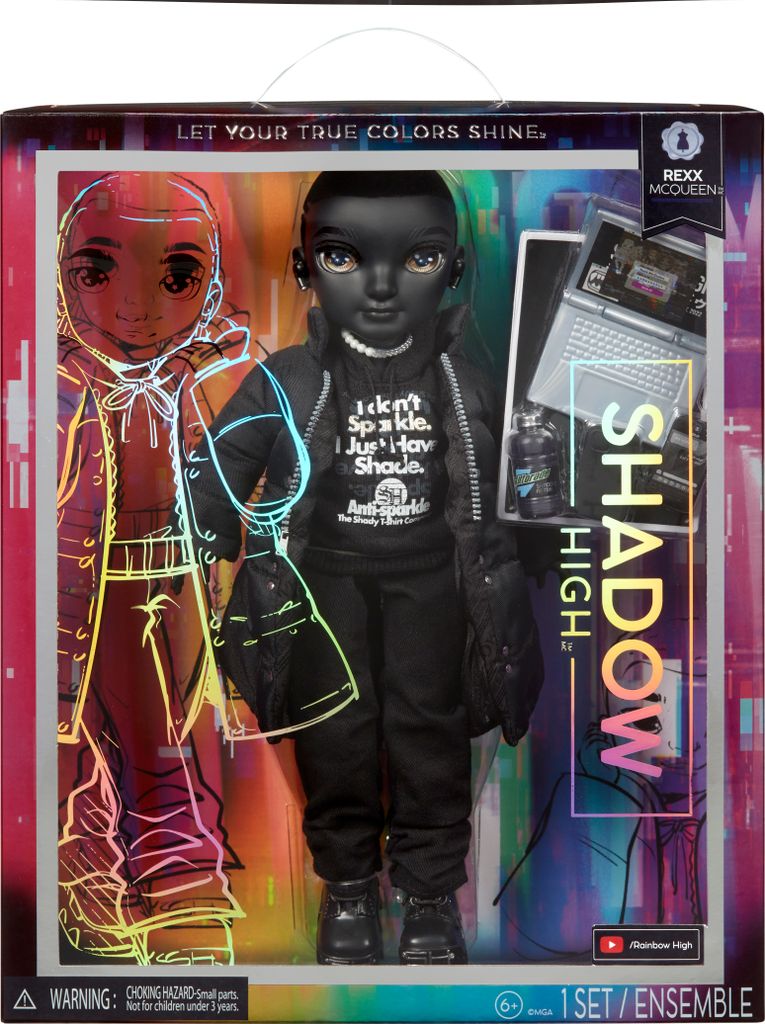 MGA Shadow High Color Shine doll Rexx Mcqueen Zdjęcie produktu 