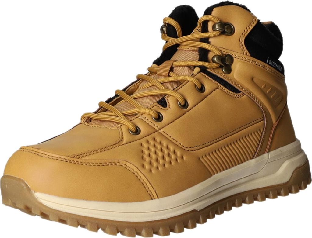 BOXX Herren-Schnürstiefel Beige-Schwarz, Farbe:gelb, EU Größe:43
