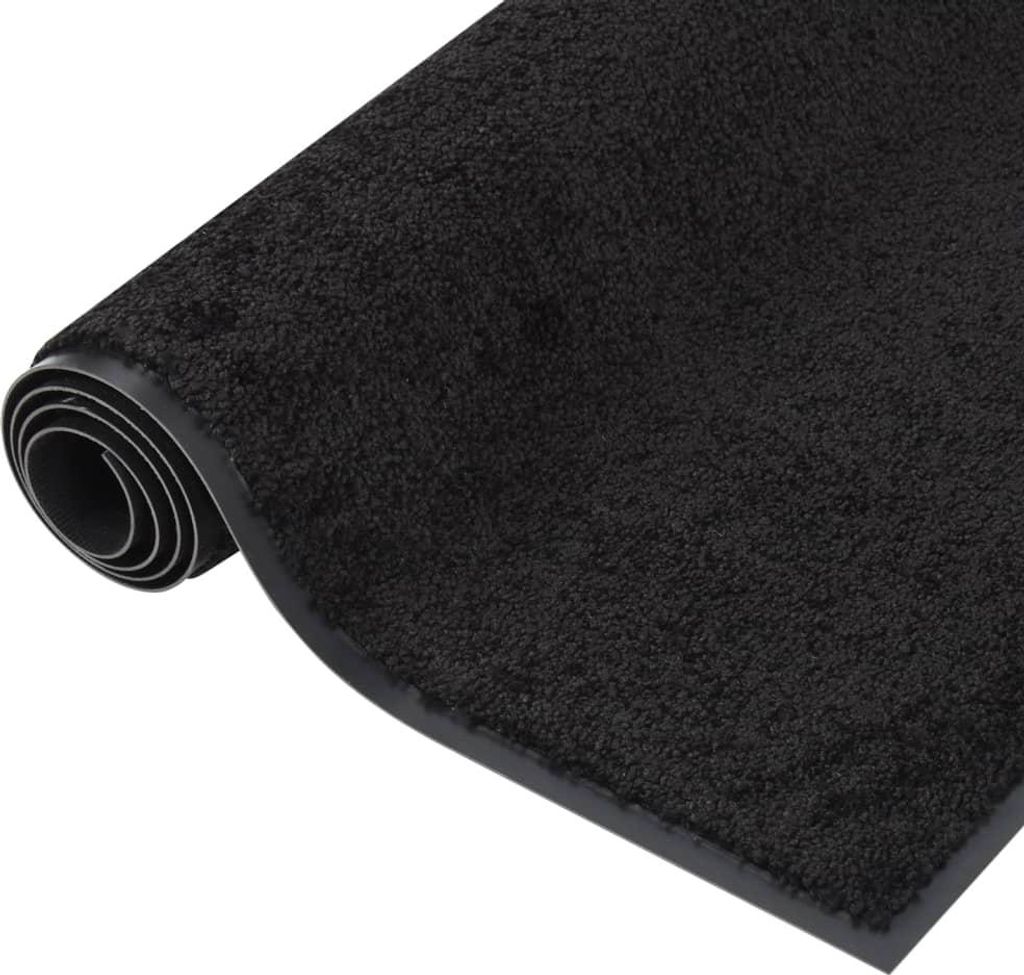 rohožka vidaXL 80x120 cm čierna Obrázok produktu 