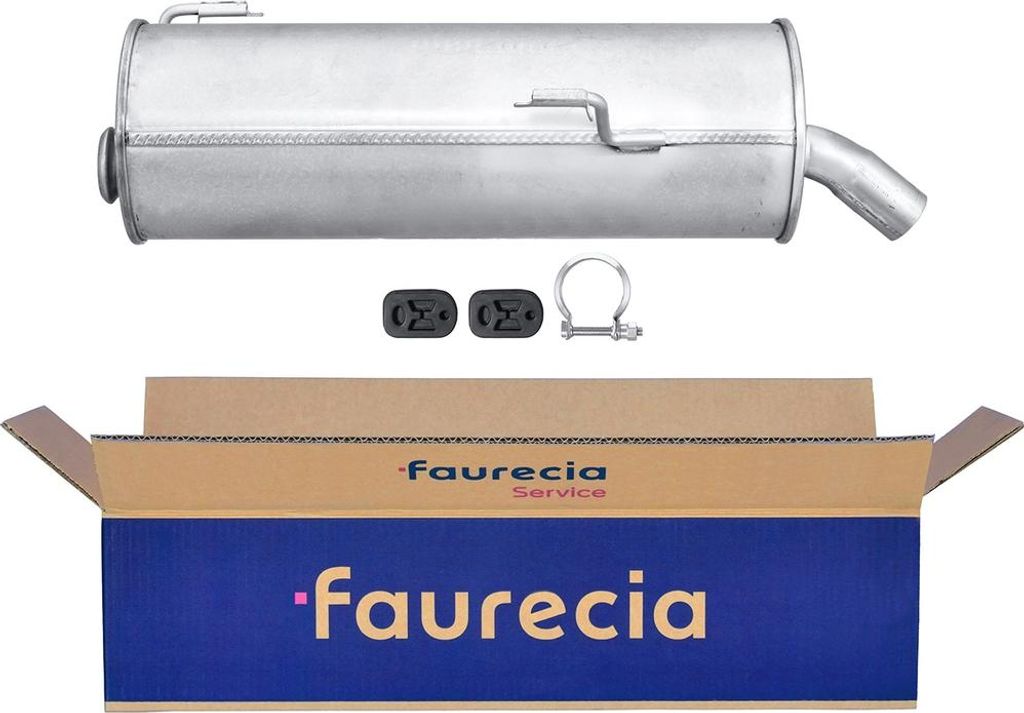 Endschalldämpfer FAURECIA IAM-Expertise passend für u.a. PEUGEOT 206