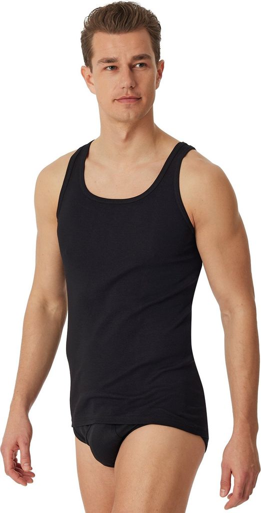 SCHIESSER Herren Unterhemd 2er Pack - Sport-Jacke, Original Produktbild 2