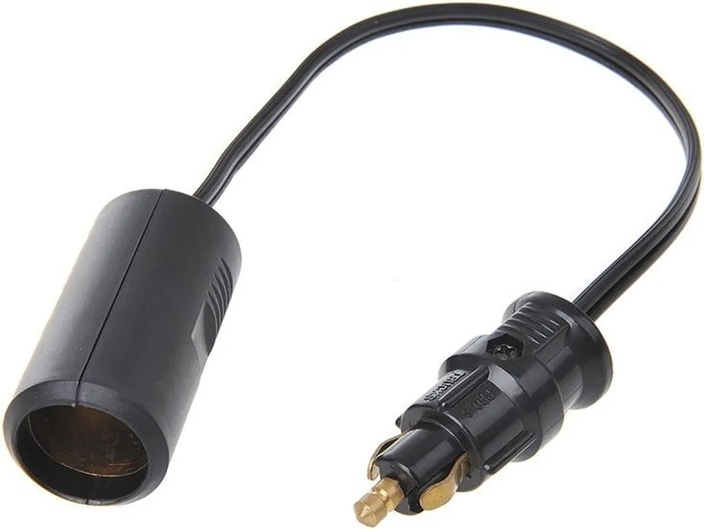 Adattatore Presa DIN a Accendisigari 25cm 12V/24V per Camper e Trattori