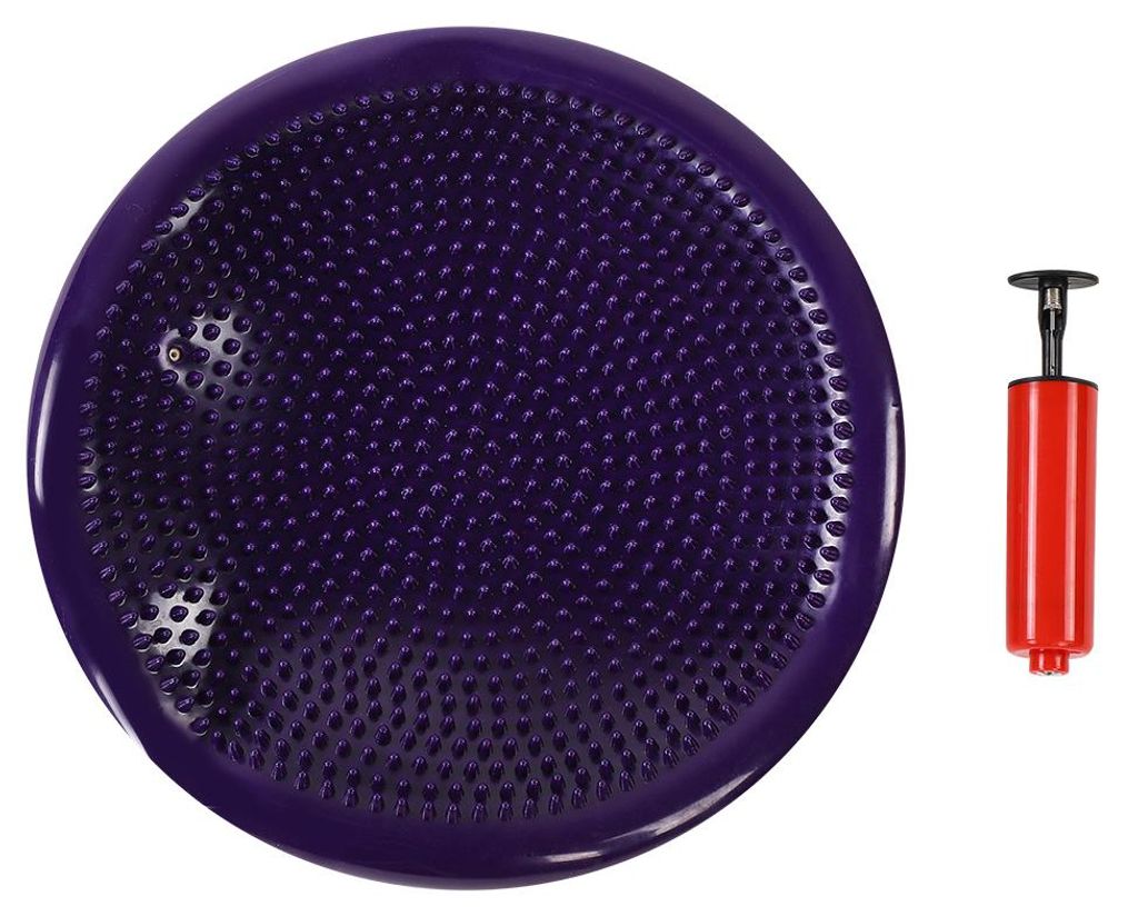 Yoga-Balance-Pad, weiches Kissen, verdickt für die Wiederherstellung des Knöchels, mit Pump-Lila-Farbe