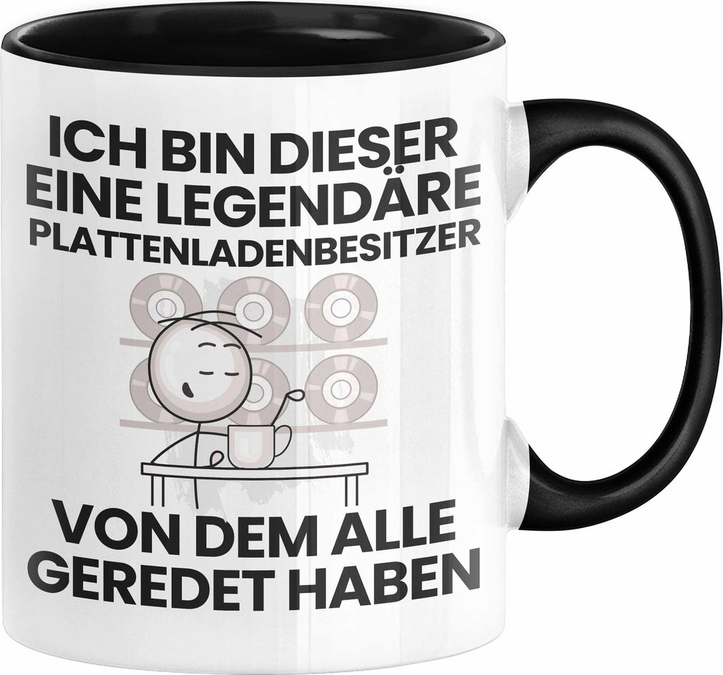 Plattenladenbesitzer Geschenk Tasse Lustige Geschenkidee Geburtstag für Plattenladenbesitzer Ich Bin Dieser Legendäre Plattenladenbesitzer Von De...