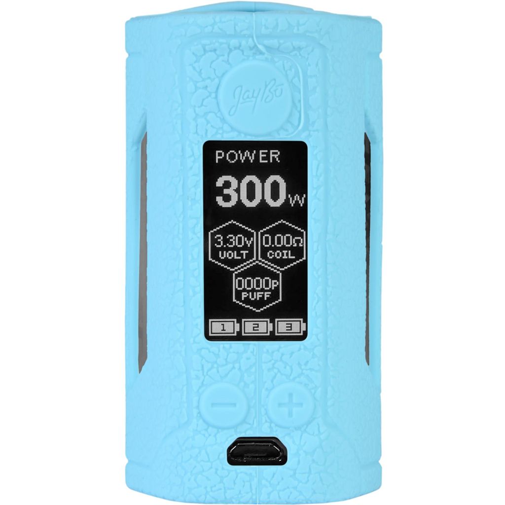 PhoneNatic Case kompatibel mit Wismec Reuleaux RX GEN3 300W - Hülle Silikon hellblau Cover Tasche
