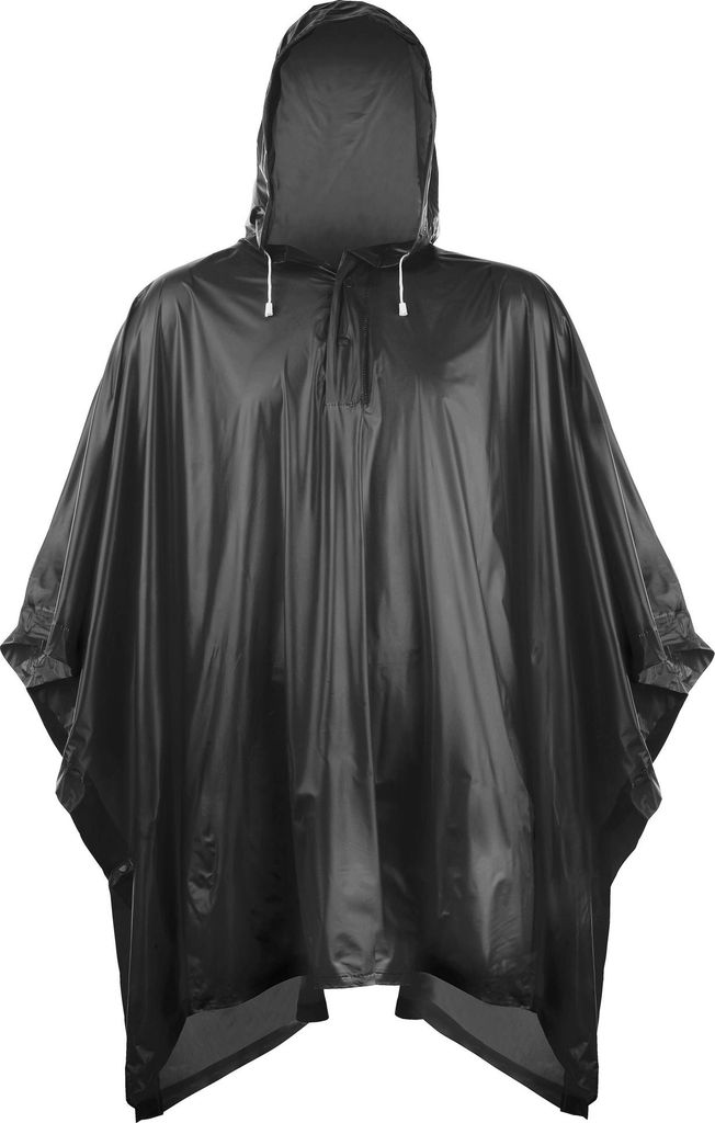 Splashmacs Uni Regenponcho / Regencape RW1494 (Einheitsgröße) (Schwarz)