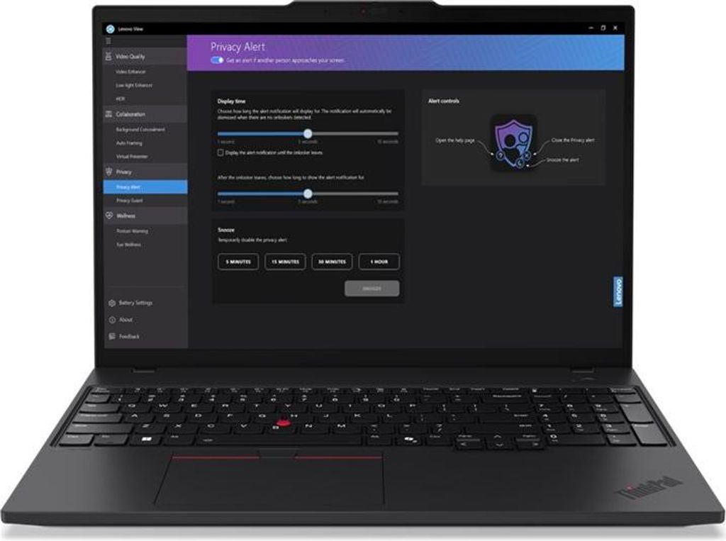 Lenovo ThinkPad T16 Gen 3 21MN - 180°-Scharnierdesign - Produktbild 