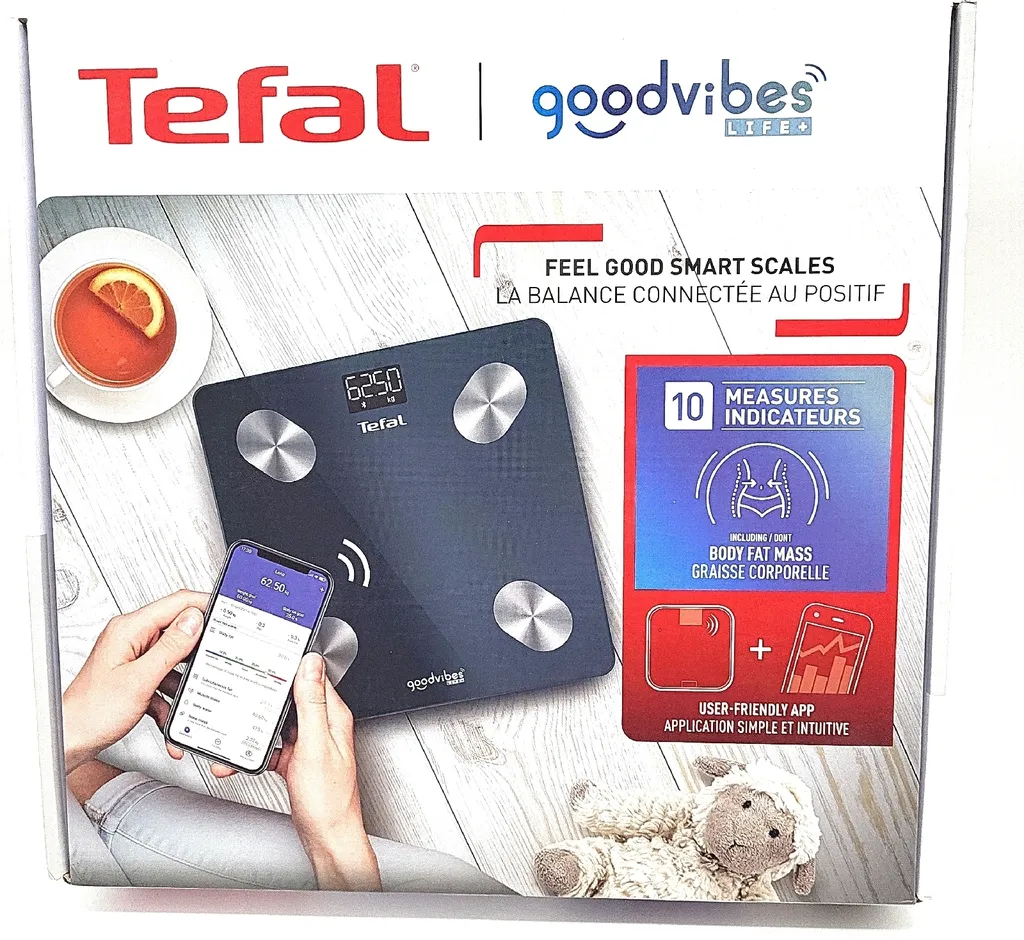 Pèse-personne Tefal Goodvibes Life+ connecté avec Analyse de 10 Indices - 3