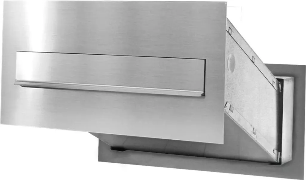 Boîte aux lettres télescopique en acier inox 6PN réglable 26-41 cm