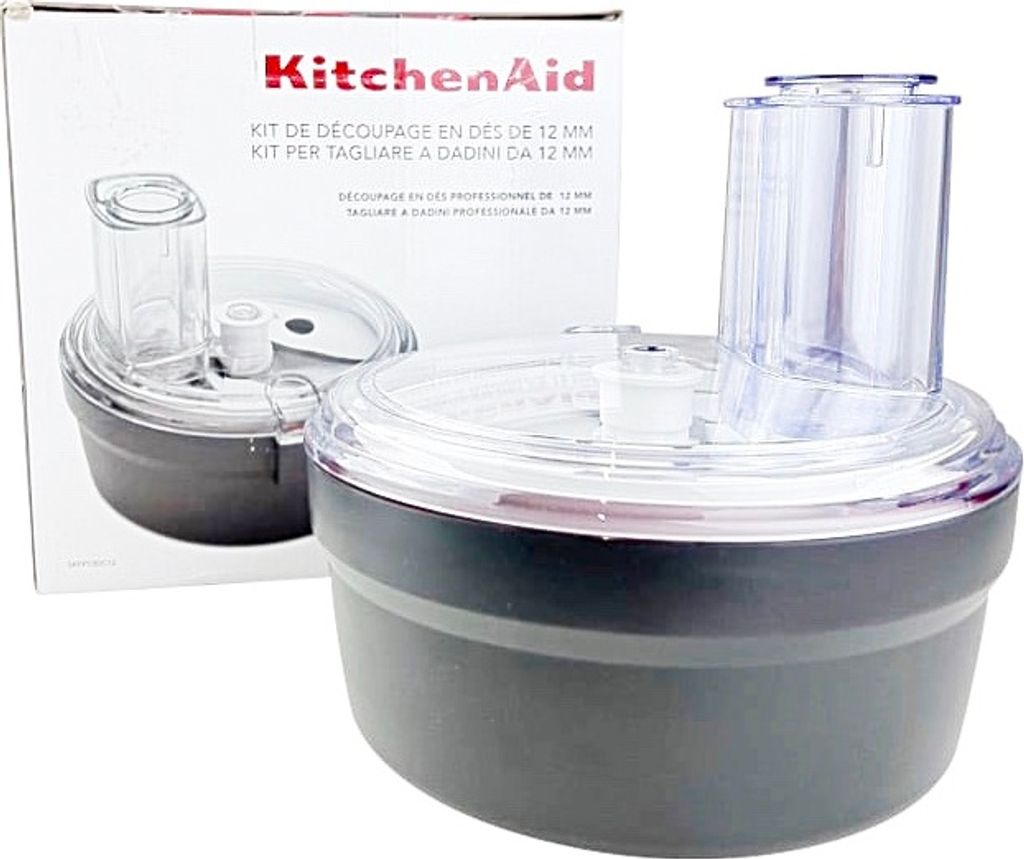 KitchenAid 5KFP13DC12, Schneidedisk, Grau, Transparent, Kunststoff, Edelstahl, Kunststoff, 5KFP1335/1325 5KFP13DC12, 12 mm