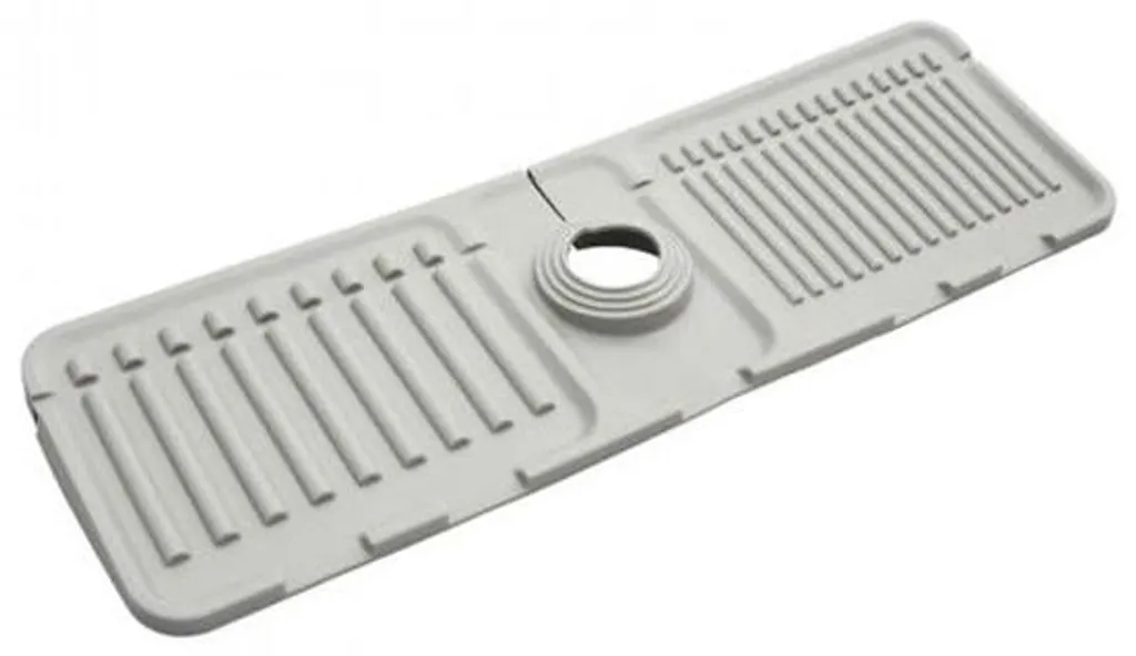 Tapis de protection évier en silicone incliné pour éviter les fuites