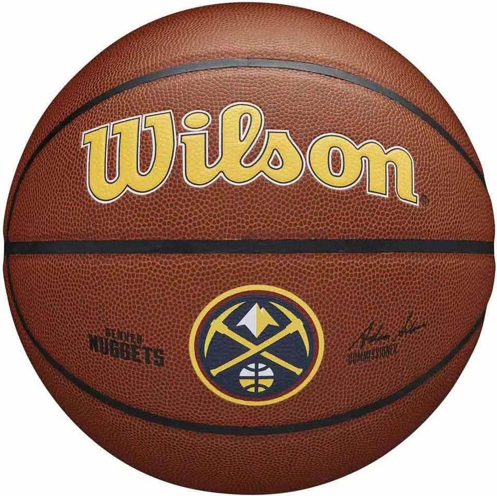 Wilson Nba Team Alliance Denver Nuggets Basketballball Braun 7 Braun 7