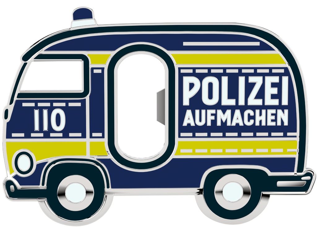 LANOLU Lustiger Flaschenöffner POLIZEI AUFMACHEN, Geschenke Produktbild 
