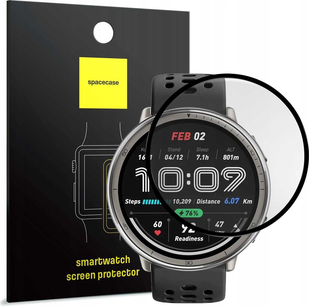 Spacecase SW Hybridglas Amazfit Active 2