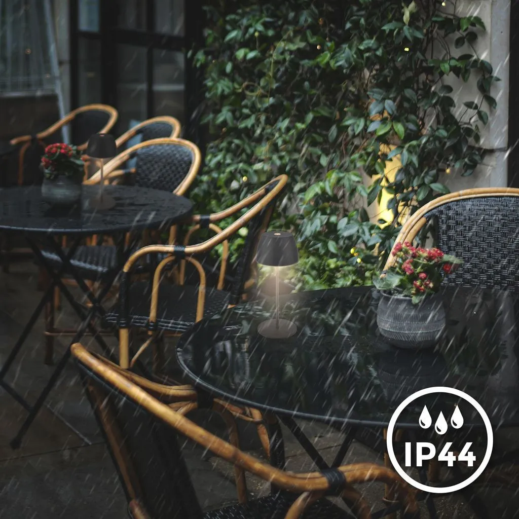 Lampada da Tavolo Briloner E14 Bianco-Nero - Design per Comodino e Studio - 6