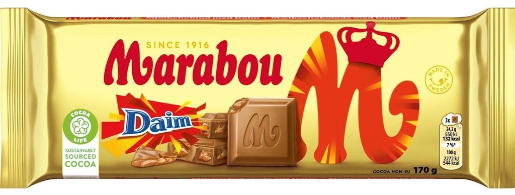 Marabou Daim, 170 gram Productafbeelding 