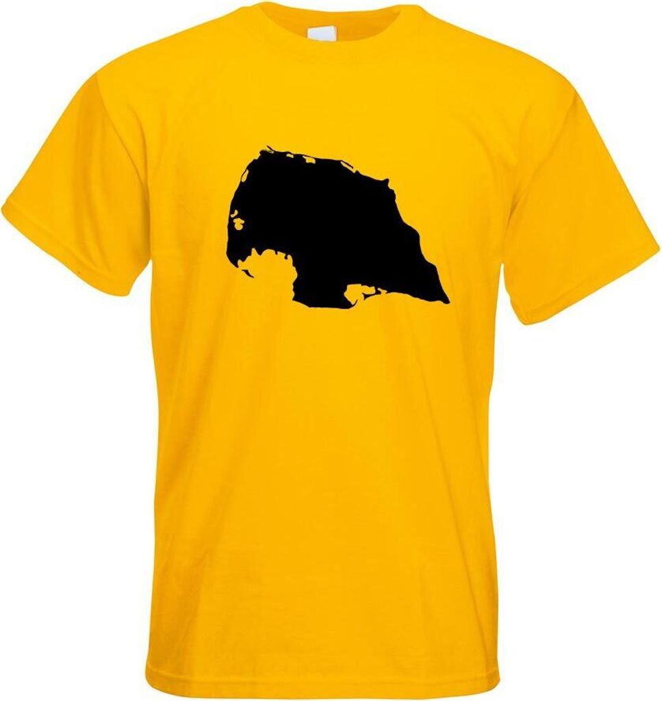 Kiwistar - T-Shirt - gelb - Fehmarn - Deutschland - Insel Motiv Bedruckt Funshirt Design Print - mit Motiv Bedruckt - Funshirt Design - Sport - Fre...
