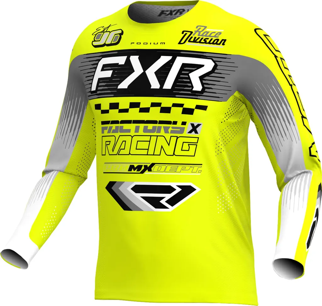 Maillot de Moto Cross FXR Podium Gladiator Confortable en Taille L