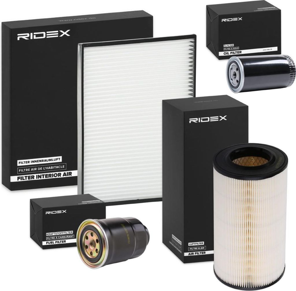 RIDEX Filterset Inspektionspaket Filtersatz für FORD MAVERICK (UDS, UNS) für NISSAN TERRANO II (R20)