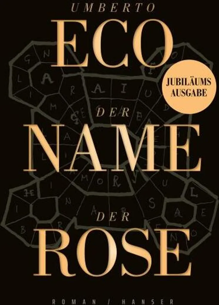 Roman Policier Historique Le Nom de la Rose en Format Broché de Luxe