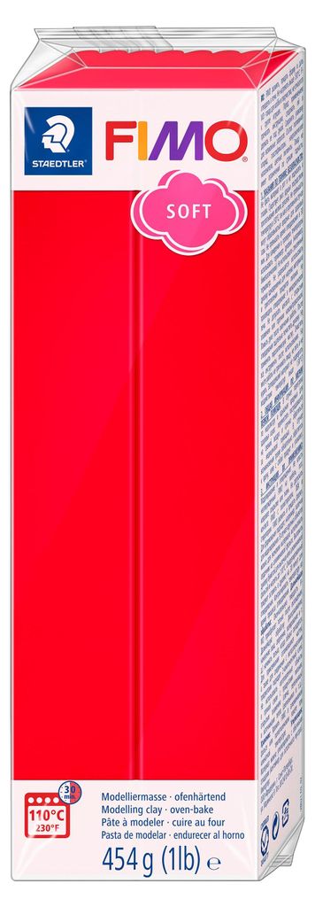 STAEDTLER® 8021-24 Mod.masse Fimo soft 454g rosso indiano Immagine del prodotto 