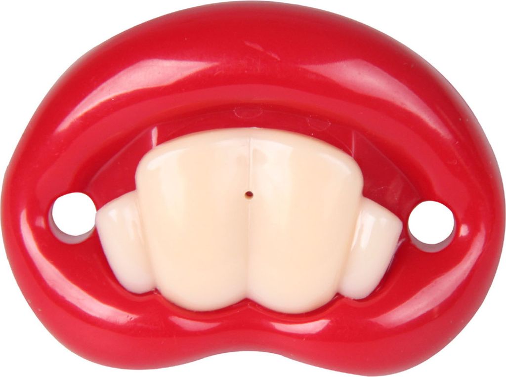 Baby-Schnuller, Lebensmittelqualität, kaubar, flexibel, weich, kreative rote Lippenform, Säuglings-Schnuller, Schnuller, Spielzeug für den Heimg...